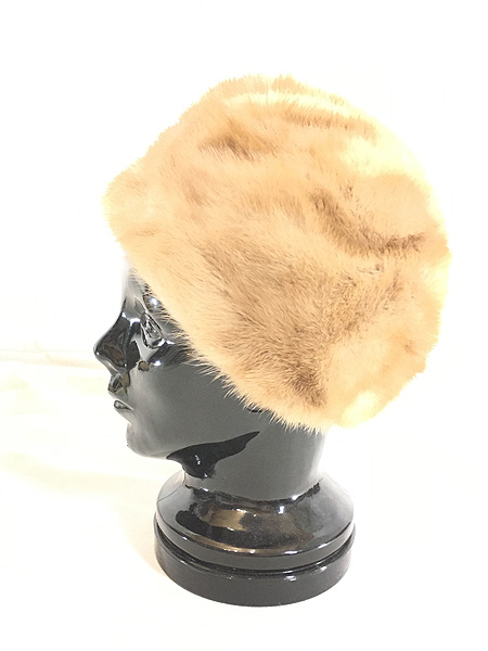 希少❤極美品❤ミンク　ハット　レディース　ファー　毛皮　ロシアン　ロシア帽子
