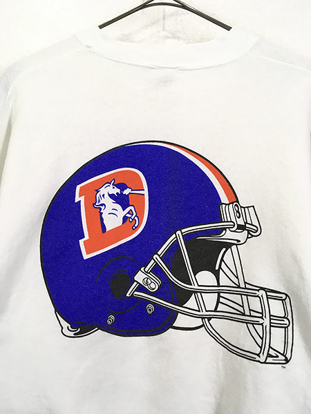 古着 90s USA製 NFL Denver Broncos 「Jazzercise」 カラフル スウェット トレーナー XL 古着