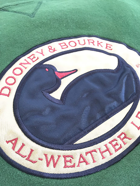 古着 90s USA製 Dooney & Bourke BIG パッチ ヘビー スウェット トレーナー L 古着