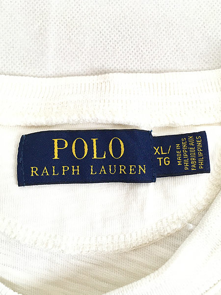 古着 Polo Ralph Lauren コットンガーゼ ヘンリーネック Tシャツ カットソー XL 古着