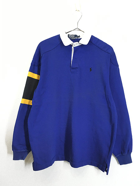 90s US-POLO ラガーシャツ VINTAGE コスタリカ製 表記XL-