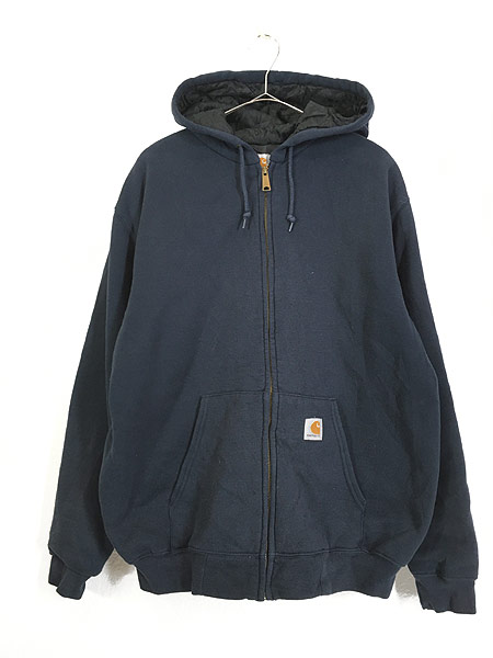 全国配送無料 Carhartt フルジップ パーカー カーハート 裏地サーマル