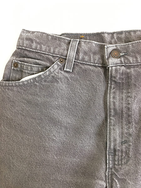 古着 90s USA製 Levi's 550 グレー デニム パンツ ジーンズ テーパード