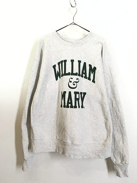 古着 90s USA製 「WILLIAM & MARY」 3段 リバース タイプ スウェット