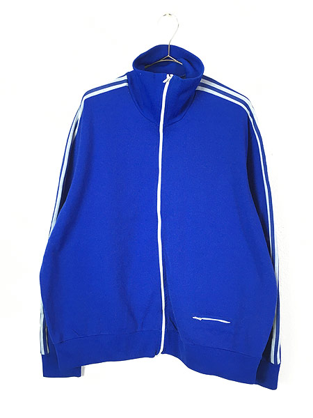 古着 70s ルーマニア製 adidas 3ライン ハイネック ジャージ トップ