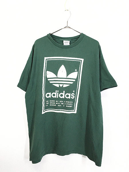 古着 90s USA製 adidas BIG トレフォイル Tシャツ L 古着 - 古着 通販