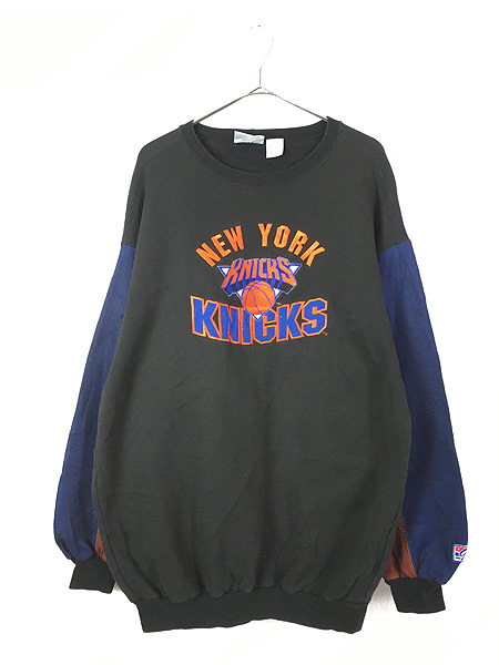 古着 90s USA製 NBA New York Knicks ニックス メッシュ アーム