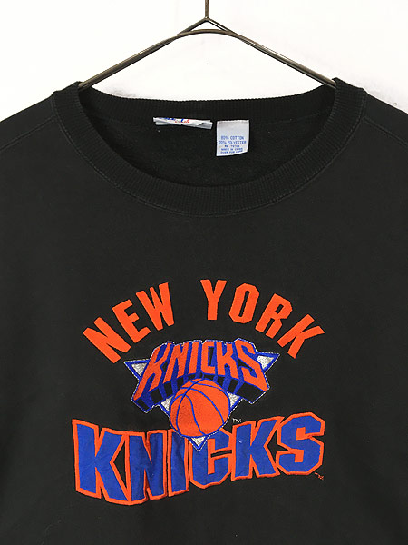 古着 90s USA製 NBA New York Knicks ニックス メッシュ アーム