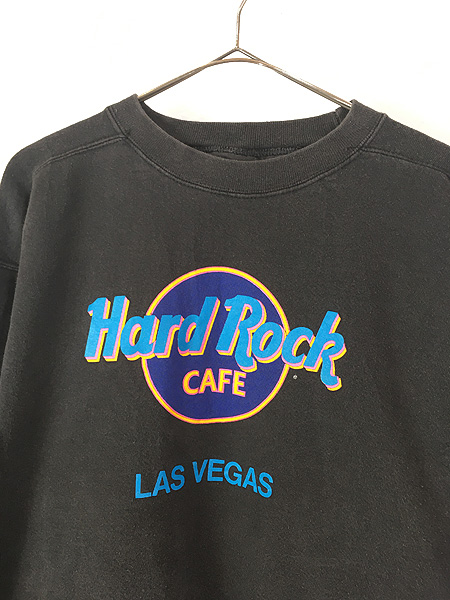 古着 90s USA製 Hard Rock Cafe 「LAS VEGAS」 BIG ロゴ ハードロック 
