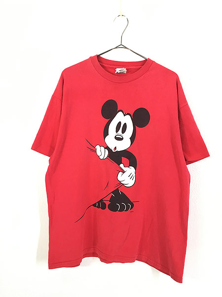 古着 90s CANADA製 Disney Mickey はだかんぼ ミッキー 足の指