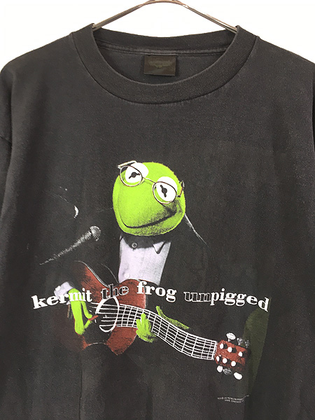 古着 90s USA製 「Kermit Unpigged」 カーミット パロディ ...