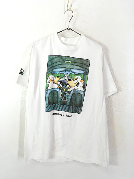 90s 牛 ビンテージ old tシャツ アート