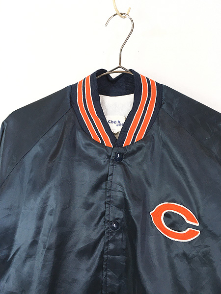 古着 80s USA製 Chalk Line NFL Chicago Bears ベアーズ サテン