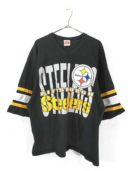 古着 90s USA製 NFL Pittsburgh Steelers スティーラーズ フットボール