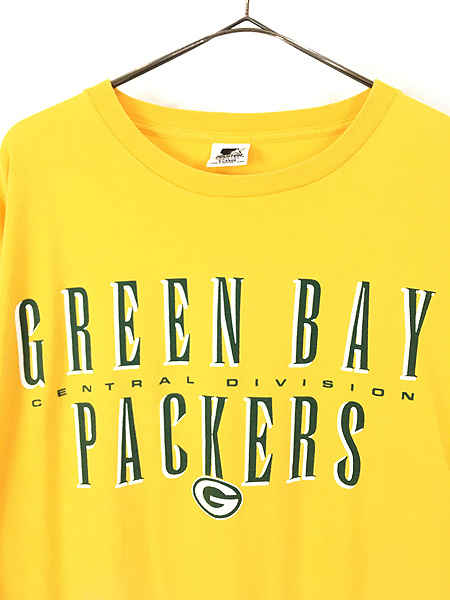 古着 90s USA製 STARTER NFL Green Bay Packers パッカーズ Tシャツ XL