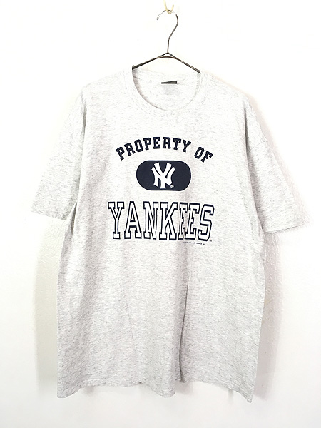 古着 90s USA製 MLB NY Yankees ヤンキース 4段 プリント Tシャツ XL 古着【10off】 - 古着 通販 ヴィンテージ　 古着屋 Dracaena ドラセナ