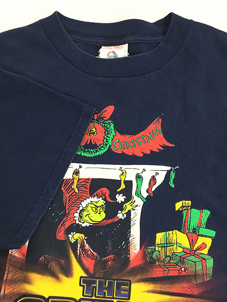 古着 90s Dr Seuss GRINCH グリンチ オールド ムービー Tシャツ XL