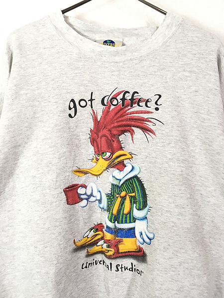 古着 90s USA製 WOODY WOOD PECKER ウッドペッカー 「got coffee