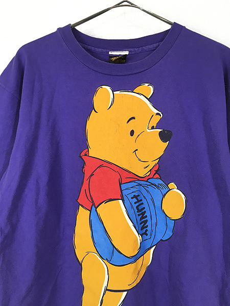 古着 90s USA製 Disney Pooh クマのプーさん BIG プリント Tシャツ M ...