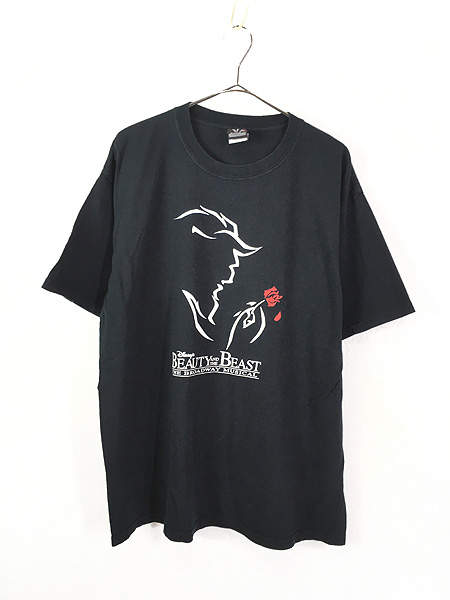 美女と野獣 Beauty and the Beast ディズニー Tシャツ L