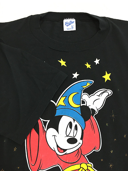 古着 80s Disney Mickey ミッキー ファンタジア 「FRORIDA」 Tシャツ 