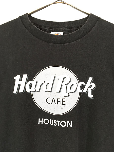 古着 90s USA製 Hard Rock Cafe 「HOUSTON」 ハードロック Tシャツ XL