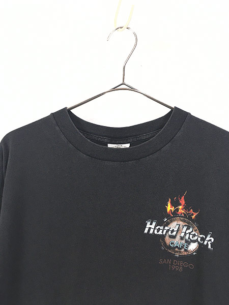 古着 90s Hard Rock Cafe 「SAN DIEGO」 ギター ハードロック T