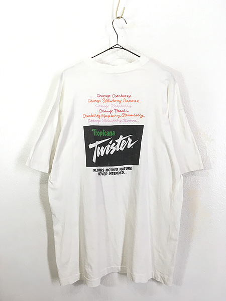 古着 90s USA製 Tropicana Twister トロピカーナ ドリンク 企業 T 