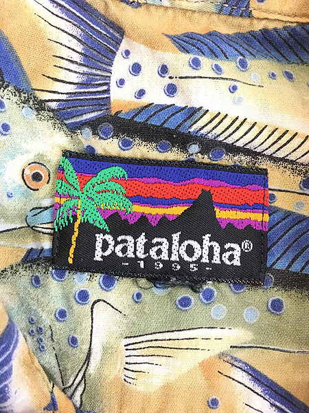 古着 90s Patagonia 「Pataloha パタロハ」 貴重!! マヒマヒ 総柄