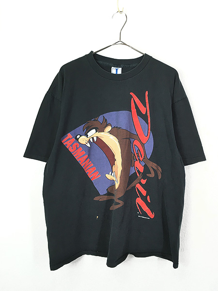 古着 90s USA製 LOONEY TUNES 「Tasmanian Devil」 タズ Tシャツ XL