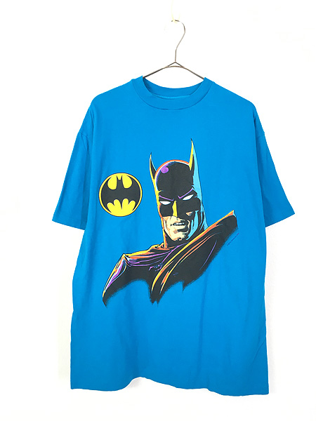 古着 90s USA製 BATMAN バットマン BIG プリント アメコミ Tシャツ XL 