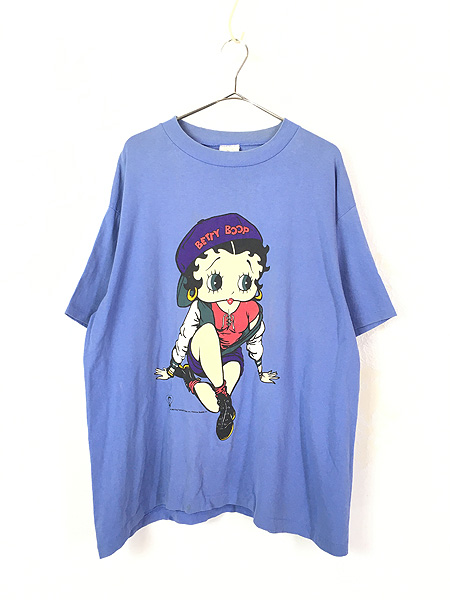 古着 90s USA製 BETTY BOOP ベティ ブープ ストリート Tシャツ XL位