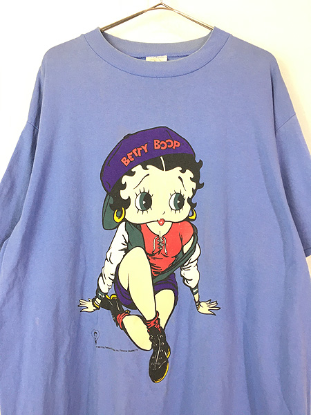 90s Betty Boop ベティブープ USA製 ロングTシャツ-