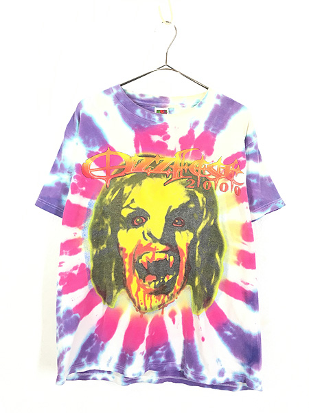 古着 00s OZZY OSBOURNE 「OZZFEST 2000」 フェス タイダイ ロック