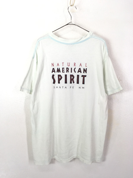 古着 90s USA製 AMERICAN SPIRIT アメスピ タバコ 両面 TシャツXL 古着