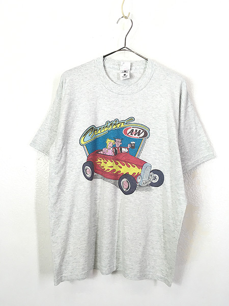 90s A&W Tシャツ 企業 Art アメリカ ヴィンテージ old-