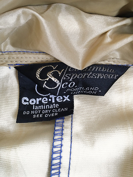 古着 70s Columbia Sportswear 黒タグ 「GORE-TEX」 ゴア ジャケット