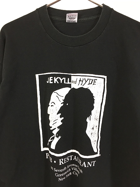 USA 80～90s USA製 JEKYLL and HYDE 両面Tシャツ