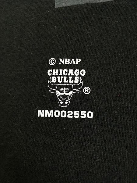 古着 90s USA製 NBA Chicago BULLS ブルズ バスケ グラフィック Tシャツ L 古着【10off】