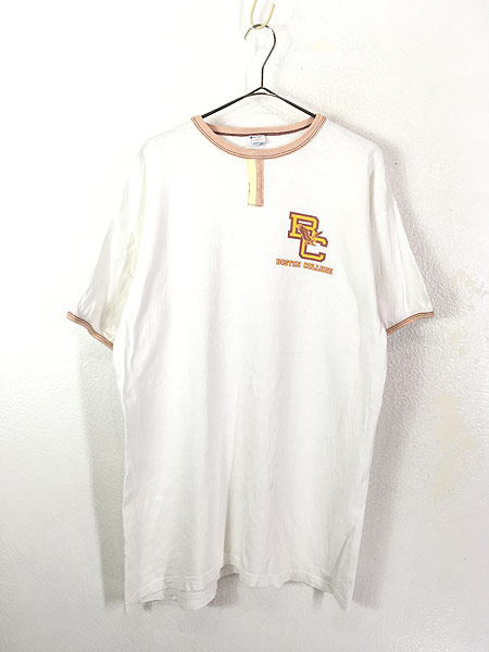 古着 80s USA製 Champion 「Boston College」 カレッジ チョコチン