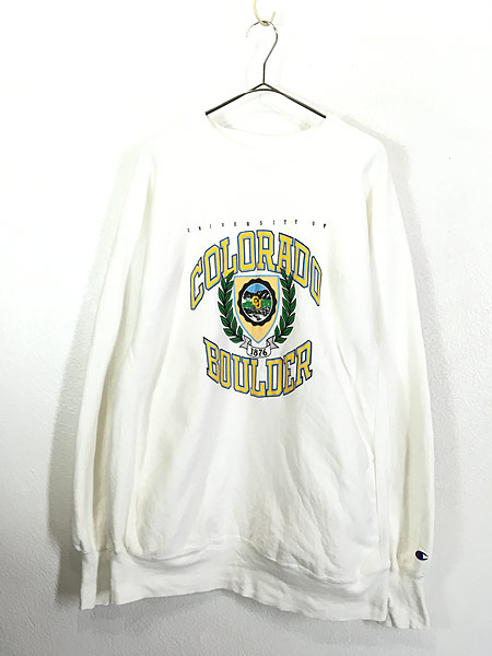 古着 90s USA製 Champion Reverse Weave 4段 カレッジ リバース