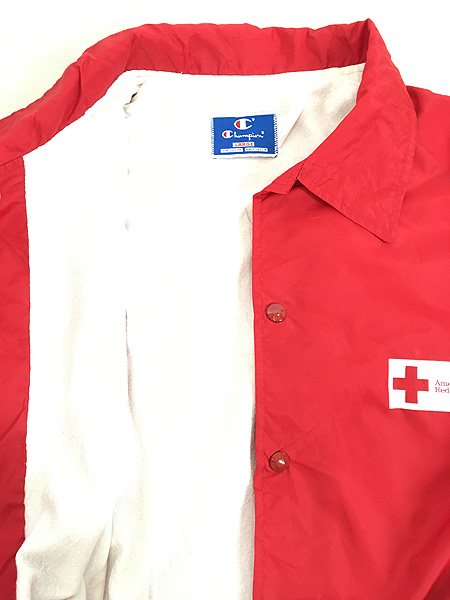 古着 80s USA製 Champion 「American Red Cross」 赤十字 ナイロン