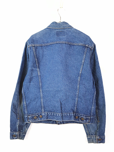 古着 80s USA製 Levi's 71506-0216 ハンド ポケット付 デニム ジャケット Gジャン ロング丈 44L 古着 - 古着 通販  ヴィンテージ　古着屋 Dracaena ドラセナ