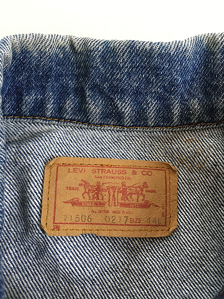 古着 80s USA製 Levi's 71506-0216 ハンド ポケット付 デニム