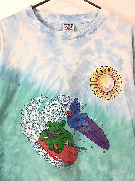 古着 00s Grateful Dead サーフィン デッドベア 太陽 デッドヘッド