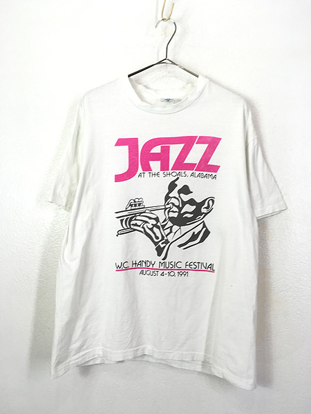 古着 90s USA製 「Jazz」 W.C. Handy Music Festival ジャズ ブルース フェス Tシャツ XL 古着【10off】  - 古着 通販 ヴィンテージ　古着屋 Dracaena ドラセナ