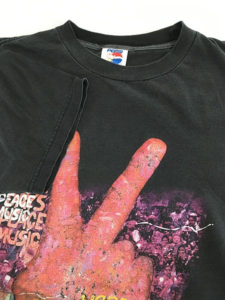 古着 90s Woodstock 94 豪華 ロック ミュージック フェス Tシャツ L