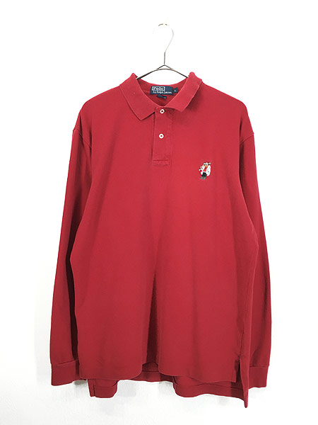 90s polo by Ralph Lauren ポロベア コットンニット 古着-