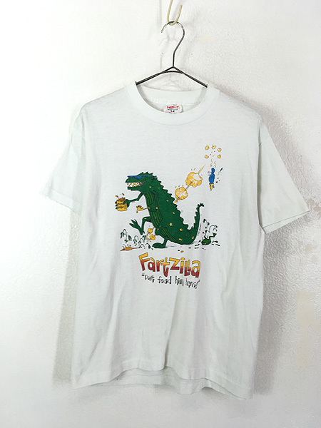 80'sビンテージ！日本製 Crocodile ロックなデザインシャツ