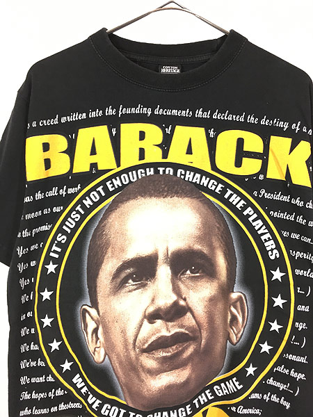 【希少】00s Obama オバマ president  大統領　tシャツ